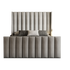 Lined Wingback Bed Frame